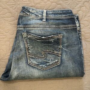 Silver Jeans Dark and Light Blue Denim